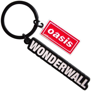 Oasis - Wonderwall Decca Logo Charm Keychain i gruppen MERCHANDISE / Nøkkelring /  /  hos Bengans Skivbutik AB (5668628)