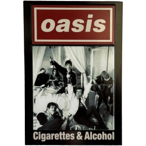 Oasis - Cigarettes & Alcohol Single Magnet i gruppen Minishops / Oasis hos Bengans Skivbutik AB (5668638)