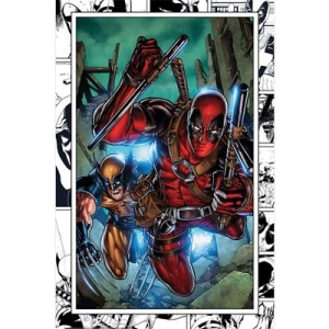 Movie Poster  - Marvel Comics (Wolverine & Deadpool)  Poster 91,5 X 61 Cm i gruppen MERCHANDISE / Poster / Soundtrack hos Bengans Skivbutik AB (5669216)