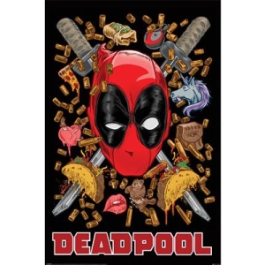 Movie Poster  - Deadpool (Chimichanga)  Poster 91,5 X 61 Cm i gruppen MERCHANDISE / Poster / Soundtrack hos Bengans Skivbutik AB (5669220)