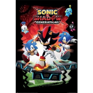 Game Poster - Sonic (Shadow Generartions)  Poster 91,5 X 61 Cm i gruppen MERCHANDISE / Poster / Game Soundtrack hos Bengans Skivbutik AB (5669227)