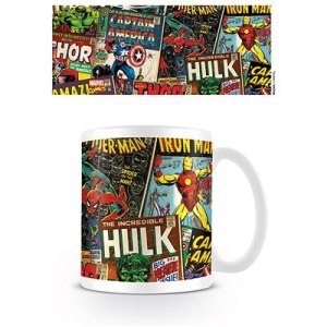 Marvel - Marvel Retro (Covers) Mug i gruppen MERCHANDISE / Kopp / Soundtrack hos Bengans Skivbutik AB (5669262)