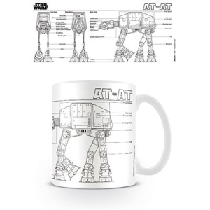 Star Wars - Star Wars (At At Sketch) Mug i gruppen MERCHANDISE / Kopp / Soundtrack hos Bengans Skivbutik AB (5669266)