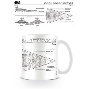 Star Wars - Star Wars (Star Destroyer Sketch) Mug i gruppen MERCHANDISE / Kopp / Soundtrack hos Bengans Skivbutik AB (5669267)