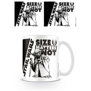Star Wars - Star Wars (Size Matters Not) Mug i gruppen MERCHANDISE / Kopp / Soundtrack hos Bengans Skivbutik AB (5669269)