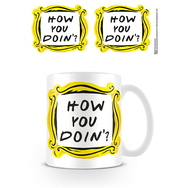 Friends - How You Doin' Mug i gruppen MERCH / Hjem & interiør / Krus hos Bengans Skivbutik AB (5669290)