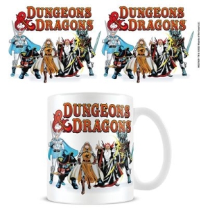 Dungeons & Dragons  - Dungeons & Dragons (Retro Group) Mug i gruppen MERCHANDISE / Kopp /  hos Bengans Skivbutik AB (5669307)
