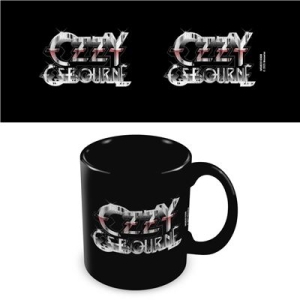 Ozzy Osbourne - Ozzy Osbourne (Logo) Black Pod Mug i gruppen MERCHANDISE / Kopp / Heavy Metal hos Bengans Skivbutik AB (5669314)
