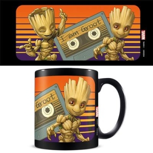 Guardians Of The Galaxy - Guardians Of The Galaxy (Groot Sunset) Black Mug i gruppen MERCHANDISE / Kopp / Soundtrack hos Bengans Skivbutik AB (5669315)