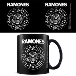 The Ramones - The Ramones (Logo) Black Mug i gruppen MERCHANDISE / Kopp / Punk hos Bengans Skivbutik AB (5669319)