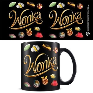 Willy Wonka - Wonka (Weird And Wonderful Tastes) 11Oz/315Ml Black Mug i gruppen MERCHANDISE / Kopp / Soundtrack hos Bengans Skivbutik AB (5669320)