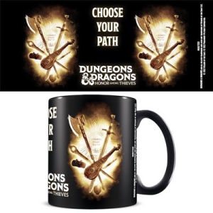 Dungeons & Dragons  - Dungeons & Dragons Movie (Choose Your Path) Black Mug i gruppen MERCHANDISE / Kopp /  hos Bengans Skivbutik AB (5669326)