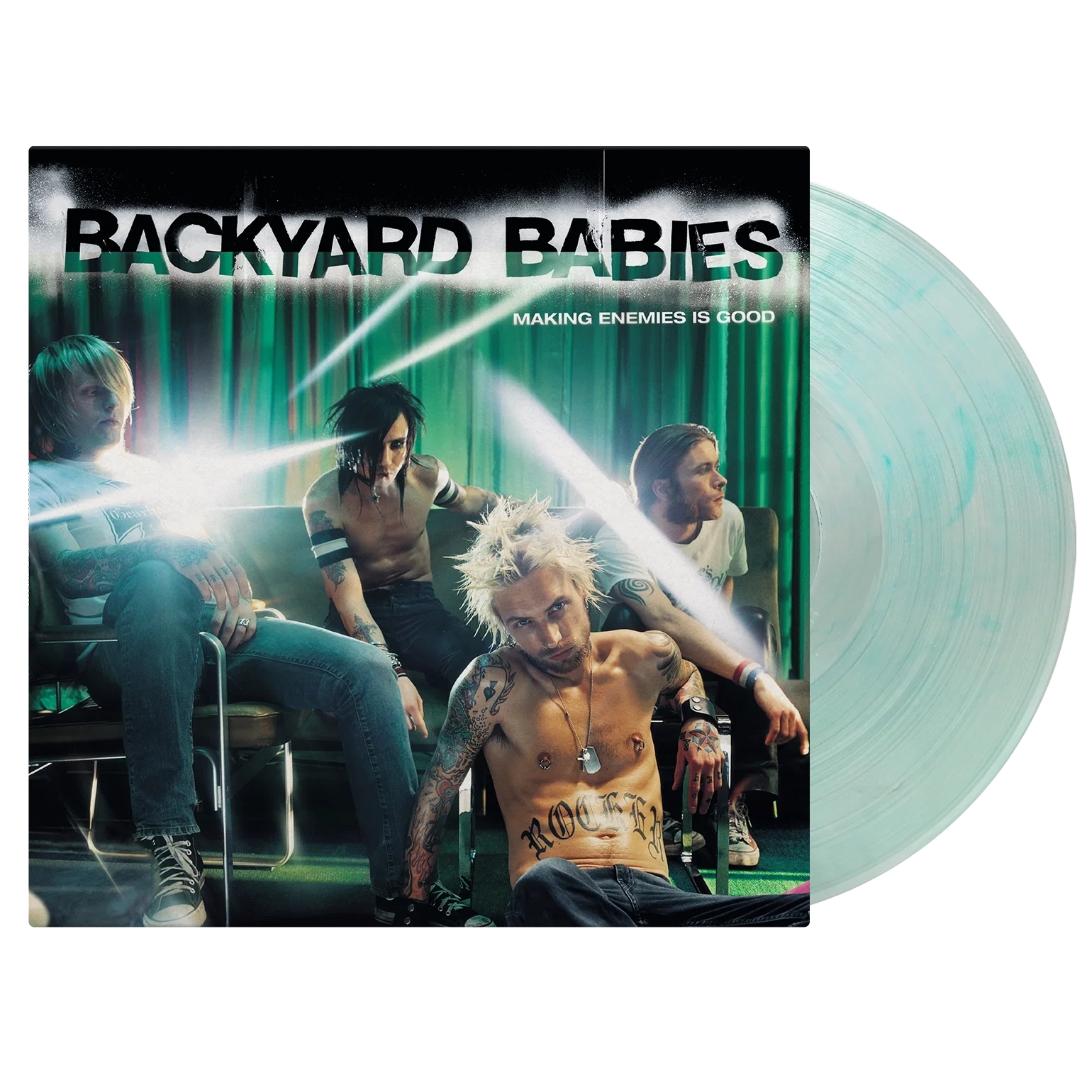 Backyard Babies - Making Enemies Is Good (Translucent Green Marbled Vinyl LP) i gruppen VI TIPSER / Fredagsutgivelser / 2026-05-29 hos Bengans Skivbutik AB (5669411)