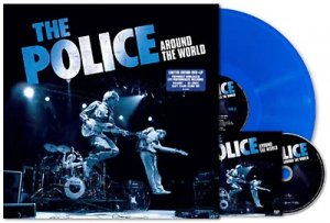 The Police - Around The World (Blue Vinyl +Dvd) i gruppen Musikk / LP+DVD / Pop-Rock hos Bengans Skivbutik AB (5669909)