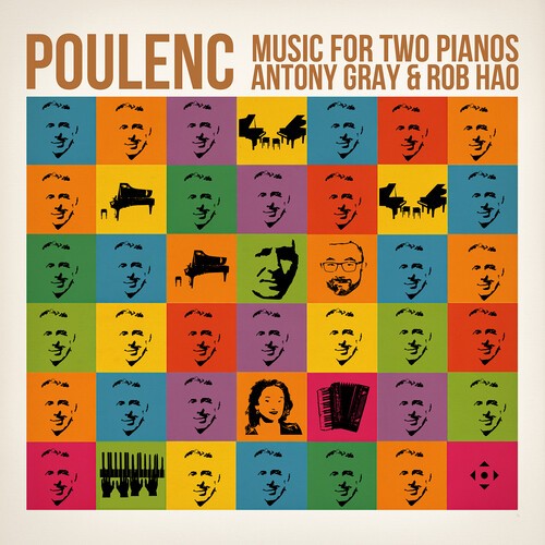 Francis Poulenc - Music For Two Pianos i gruppen CD / Klassisk hos Bengans Skivbutik AB (5669930)