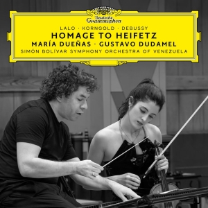 María Dueñas Simón Bolívar Symphon - Echoes Of Heifetz (Lalo, Korngold, i gruppen VINYL / Kommende / Klassisk hos Bengans Skivbutik AB (5669991)