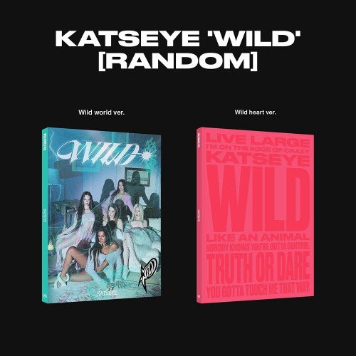Katseye - Wild (Random Ver.) + Photo Magnet i gruppen Minishops / K-Pop Minishops / Katseye hos Bengans Skivbutik AB (5670091)