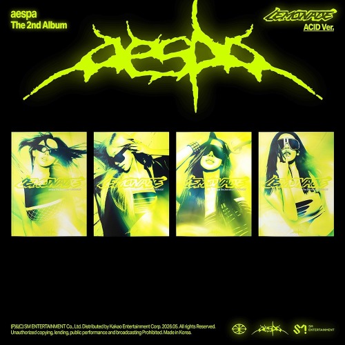 aespa - Lemonade (Acid Ver.) (Random Ver.) i gruppen Minishops / K-Pop Minishops / Aespa hos Bengans Skivbutik AB (5670528)