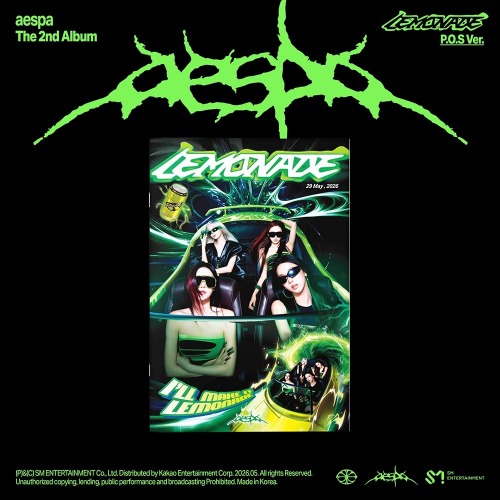 aespa - Lemonade (P.O.S Ver.) i gruppen Minishops / K-Pop Minishops / Aespa hos Bengans Skivbutik AB (5670529)
