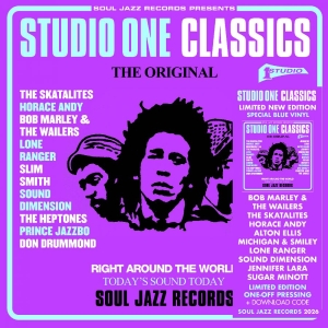 Soul Jazz Records Presents - Studio One Classics (Blue Vinyl) i gruppen VINYL / Kommende / Reggae hos Bengans Skivbutik AB (5670890)