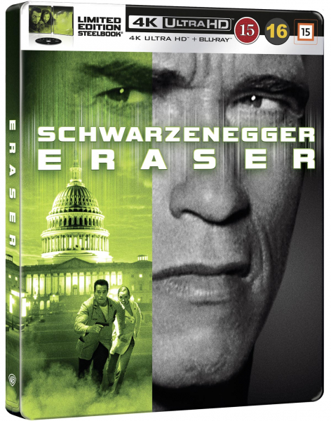 Movie - Eraser (Ltd Steelbook 4K UHD + Blu-ray) i gruppen VI TIPSER / Fredagsutgivelser / 2026-06-19 hos Bengans Skivbutik AB (5671058)