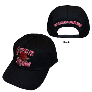 Guns N Roses - Afd Rose Bl Baseball Cap i gruppen MERCHANDISE / Caps /  /  hos Bengans Skivbutik AB (5671098)
