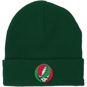 Grateful Dead - Steal Your Face Red/Green Green Beanie Hat i gruppen MERCHANDISE / Merch / Kommende / Pop-Rock hos Bengans Skivbutik AB (5671101)