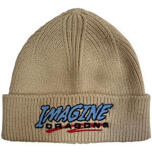 Imagine Dragons - Logo Natrl Beanie Hat i gruppen MERCHANDISE / Merch / Kommende / Pop-Rock hos Bengans Skivbutik AB (5671103)