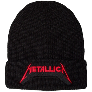 Metallica - Red Logo Shadow Bl Beanie Hat i gruppen MERCHANDISE / Merch / Kommende / Metal hos Bengans Skivbutik AB (5671110)