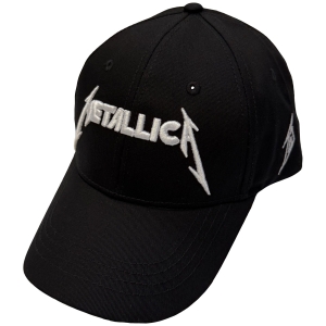 Metallica - Text & M Logos Bl Baseball Cap i gruppen MERCHANDISE / Caps /  /  hos Bengans Skivbutik AB (5671112)