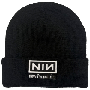 Nine Inch Nails - Now I'm Nothing Bl Beanie Hat i gruppen MERCHANDISE / Merch / Kommende / Pop-Rock hos Bengans Skivbutik AB (5671114)