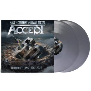 Accept - Teutonic Titans 1976-2028 (Gatefold - Solid Silver Vinyl / 2LP) i gruppen VINYL / Kommende / Metal hos Bengans Skivbutik AB (5671619)