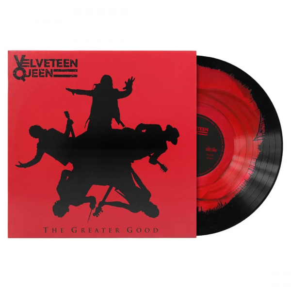 Velveteen Queen - The Greater Good (Red & Black Corona Vinyl LP) i gruppen VINYL / Kommende / Metal,Pop-Rock,Svensk Musikkk hos Bengans Skivbutik AB (5671868)