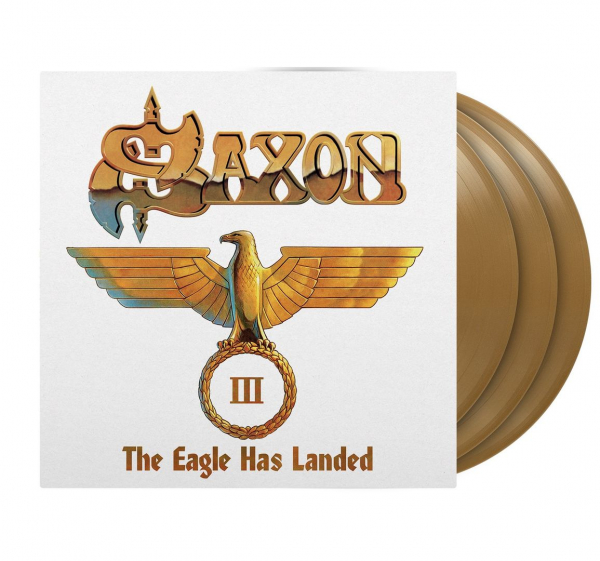 Saxon - The Eagle Has Landed III (Gold Coloured Vinyl / 3LP) i gruppen VINYL / Kommende / Metal,Pop-Rock hos Bengans Skivbutik AB (5671991)