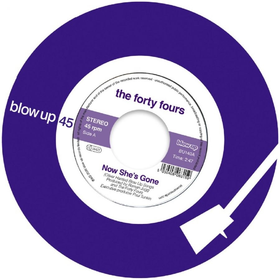 The Forty Fours - Now She's Gone i gruppen VINYL / Kommende / Pop-Rock hos Bengans Skivbutik AB (5673110)