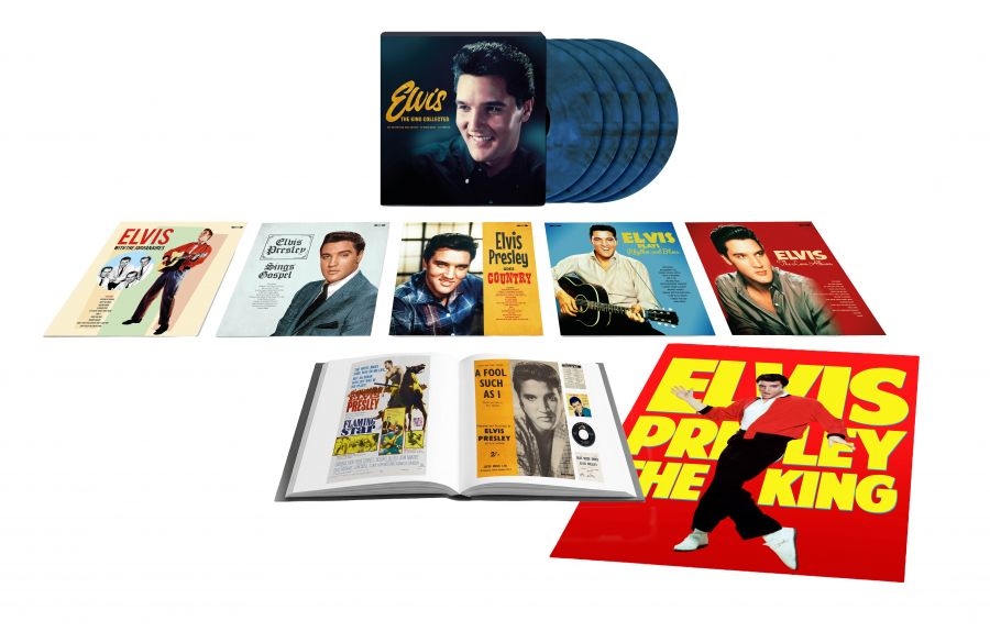Presley Elvis - King Collected The (5 Lp Marbled Vi i gruppen VINYL / Kommende / Pop-Rock hos Bengans Skivbutik AB (5673175)