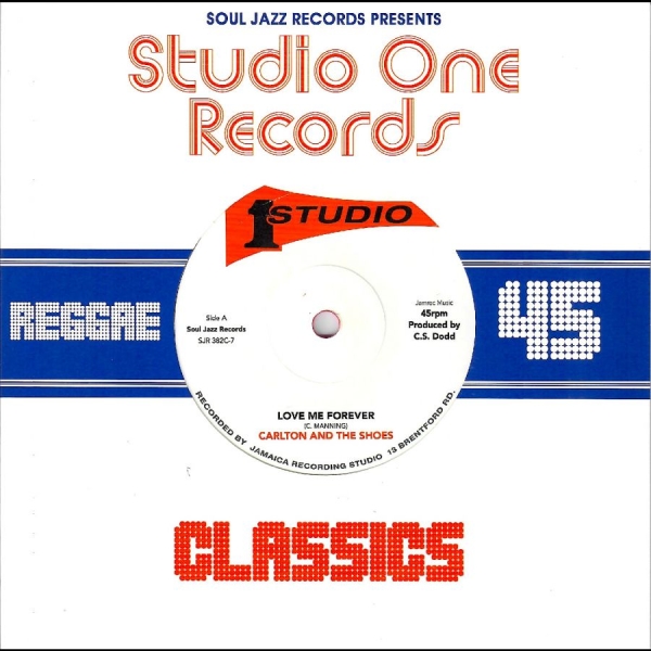 Carlton And The Shoes - Love Me Forever / Never Let Go (Red i gruppen VINYL / Kommende / Reggae hos Bengans Skivbutik AB (5673270)