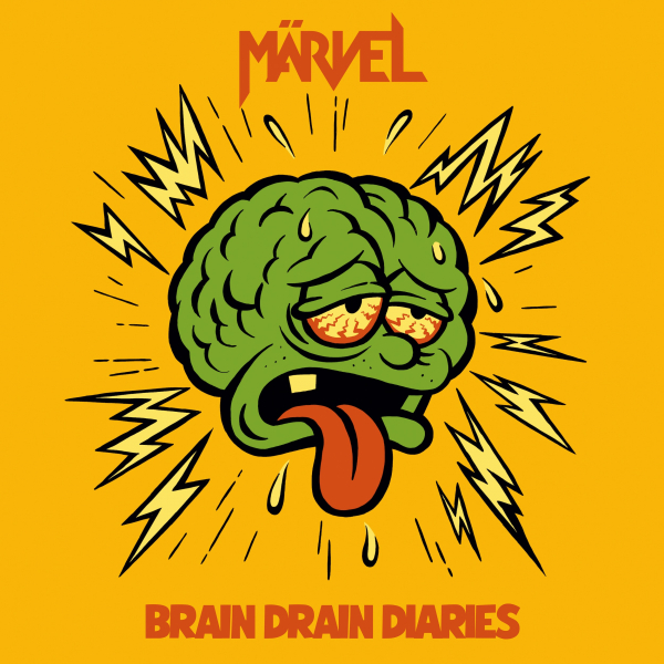 Märvel - Brain Drain Diaries (Digipak CD) i gruppen CD / Nyheter / Metal,Pop-Rock hos Bengans Skivbutik AB (5673522)