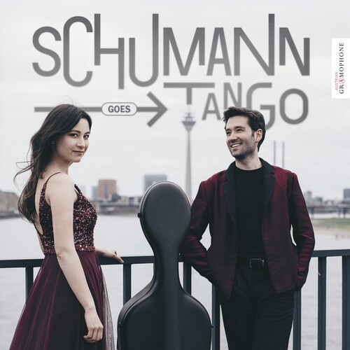 Roger Morelló Ros Alica Koyama Mül - Schumann Goes Tango i gruppen CD / Klassisk hos Bengans Skivbutik AB (5673634)
