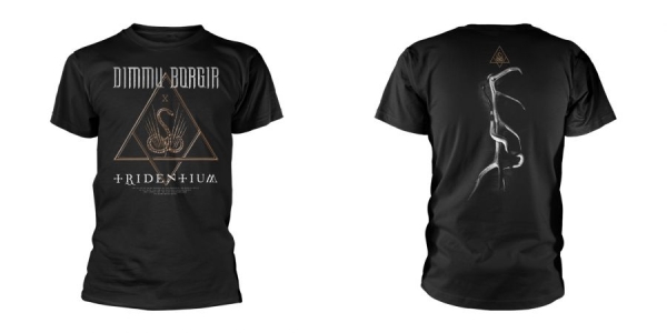 Dimmu Borgir - T/S Tridentium (M) i gruppen MERCHANDISE / T-shirt / Kommende / Metal hos Bengans Skivbutik AB (5673716)