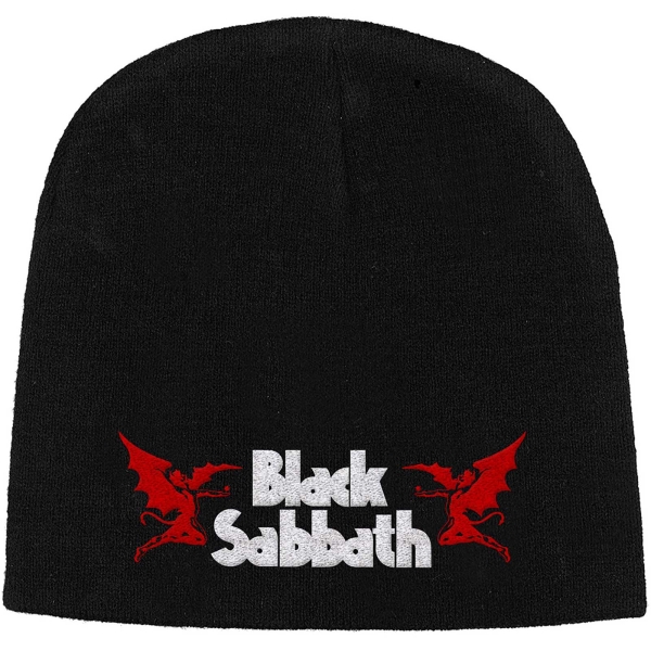 Black Sabbath - Logo & Devils Beanie Hat i gruppen MERCHANDISE / Merch / Nyheter / Metal hos Bengans Skivbutik AB (5673761)