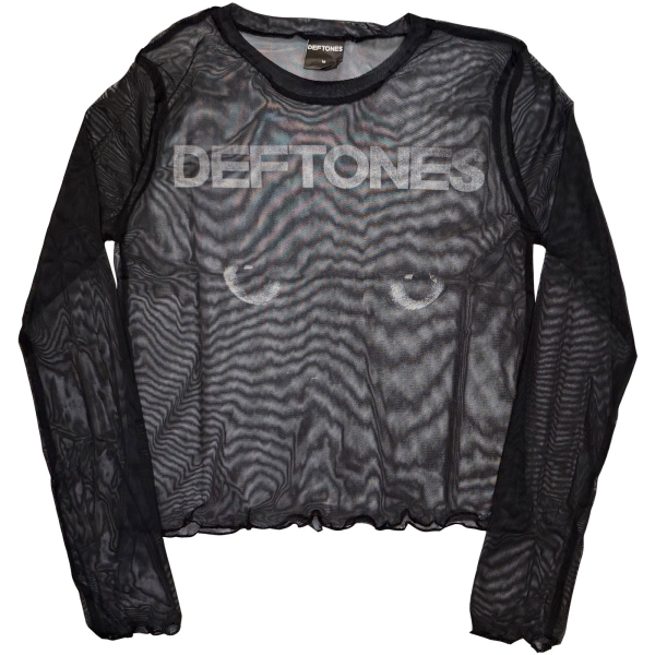 Deftones - Sphynx Lady Bl Mesh Crop i gruppen MERCHANDISE / T-shirt / Nyheter / Metal hos Bengans Skivbutik AB (5673997r)