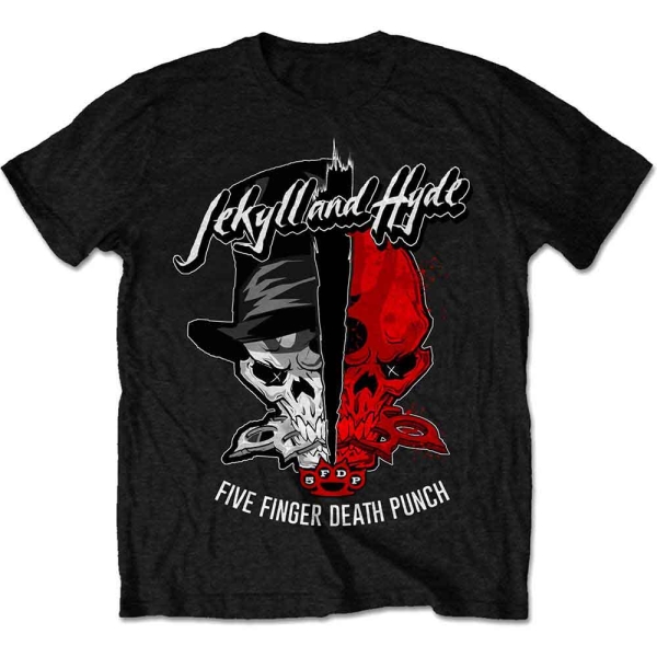 Five Finger Death Punch - Jekyll & Hyde Uni Bl T-Shirt i gruppen MERCHANDISE / T-shirt / Nyheter / Metal hos Bengans Skivbutik AB (5674001r)