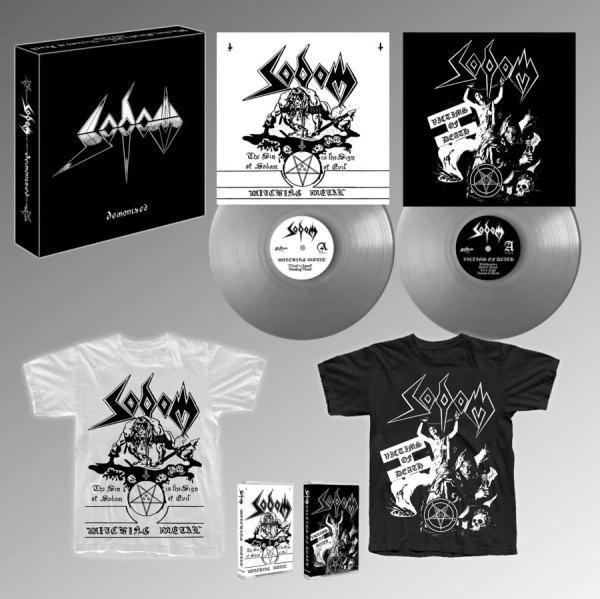 Sodom - Demonized (2 Lp Silver Vinyl, Mc, T i gruppen VINYL / Kommende / Metal hos Bengans Skivbutik AB (5674112)