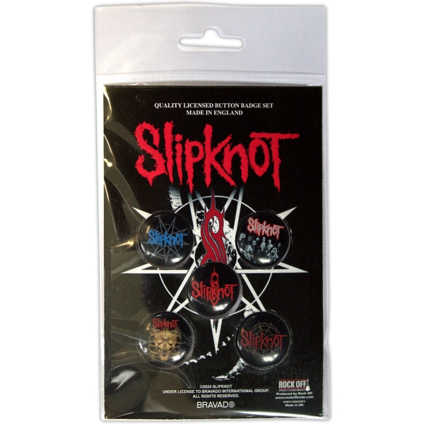 Slipknot - Tribal S Button Badge Pack i gruppen MERCHANDISE / Pin-Button Badge /  /  hos Bengans Skivbutik AB (5674320)