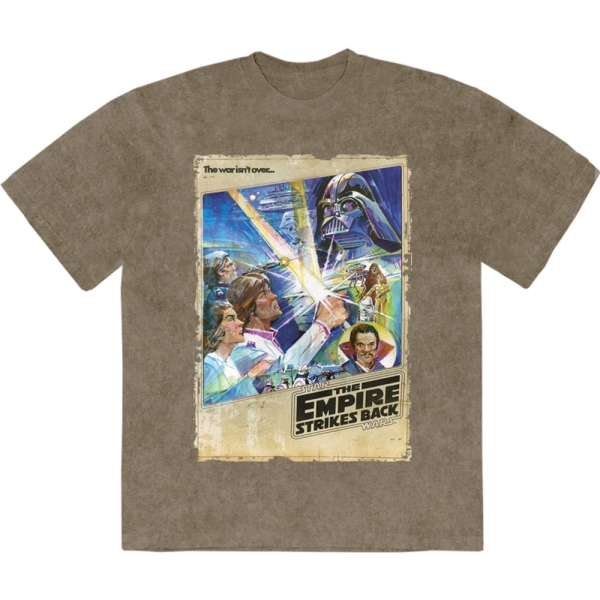 Star Wars - Comic Strip Stone Wash Uni Green T-Shirt i gruppen MERCHANDISE / T-shirt / Nyheter / Film-Musikkkal hos Bengans Skivbutik AB (5674599r)
