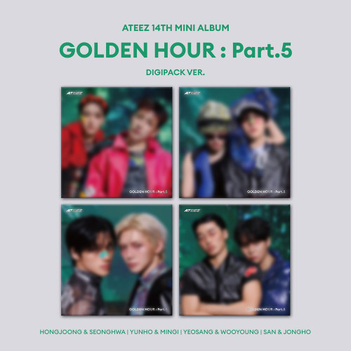 Ateez - Golden Hour : Part 5 (Digipack Unit Ver.) (Random Ver.) i gruppen CD / Kommende / K-Pop hos Bengans Skivbutik AB (5675061)