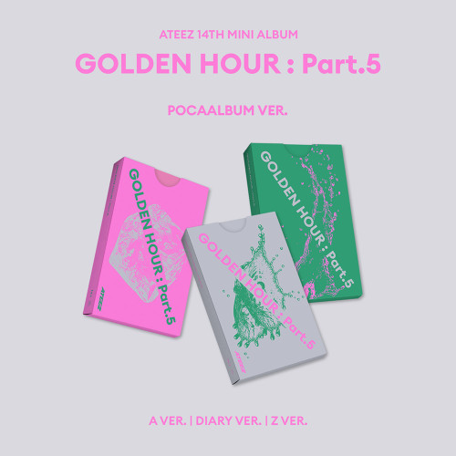 Ateez - Golden Hour : Part 5 (Pocaalbum) (Random Ver.) i gruppen MERCHANDISE / Merch+Code / Kommende / K-Pop hos Bengans Skivbutik AB (5675062)