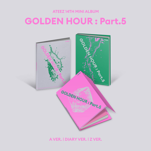 Ateez - Golden Hour : Part 5 (Random Ver.) + Photocard i gruppen CD / Kommende / K-Pop hos Bengans Skivbutik AB (5675063)