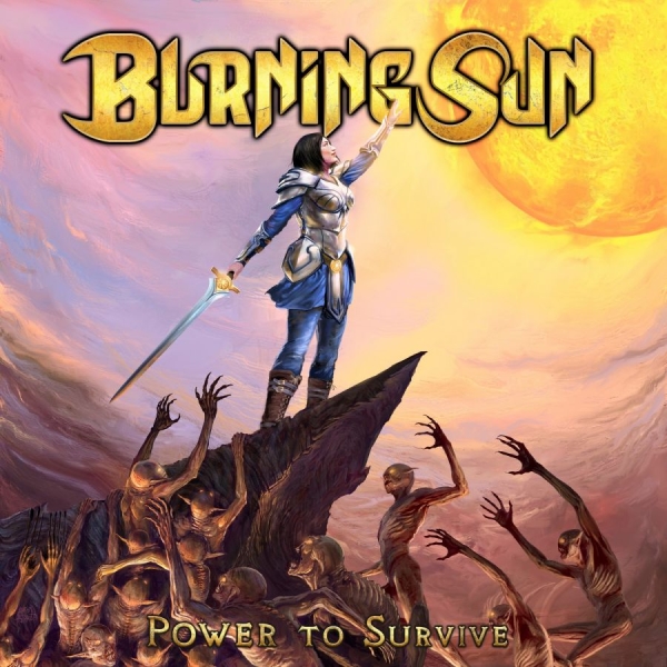 Burning Sun - Power To Survive i gruppen CD / Kommende / Metal hos Bengans Skivbutik AB (5675158)
